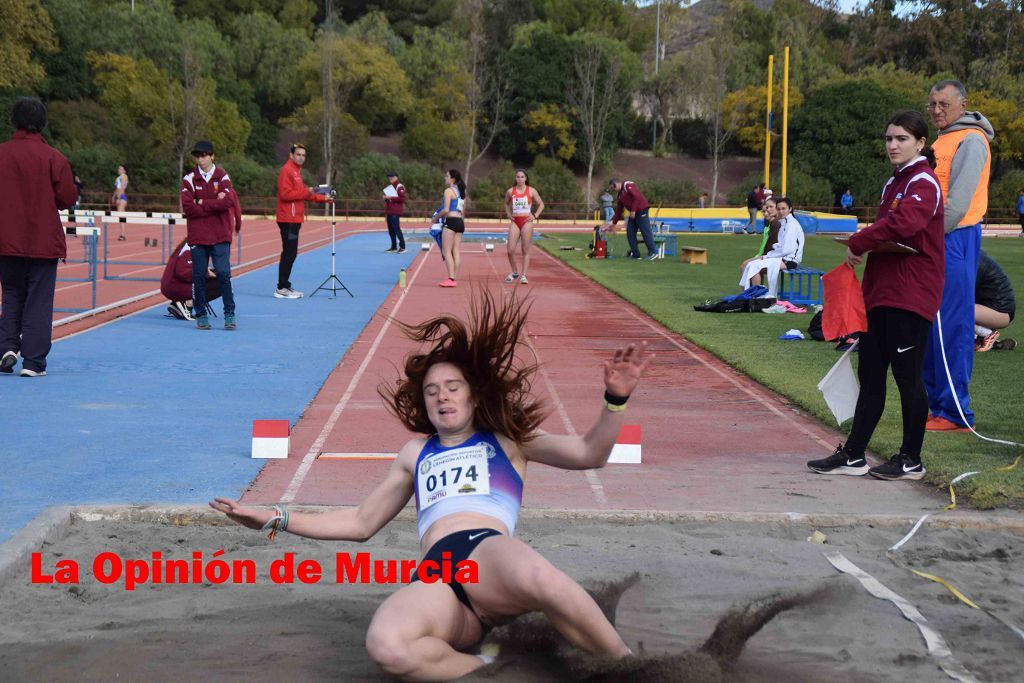 Regional absoluto y sub-23 de atletismo en Lorca (I)