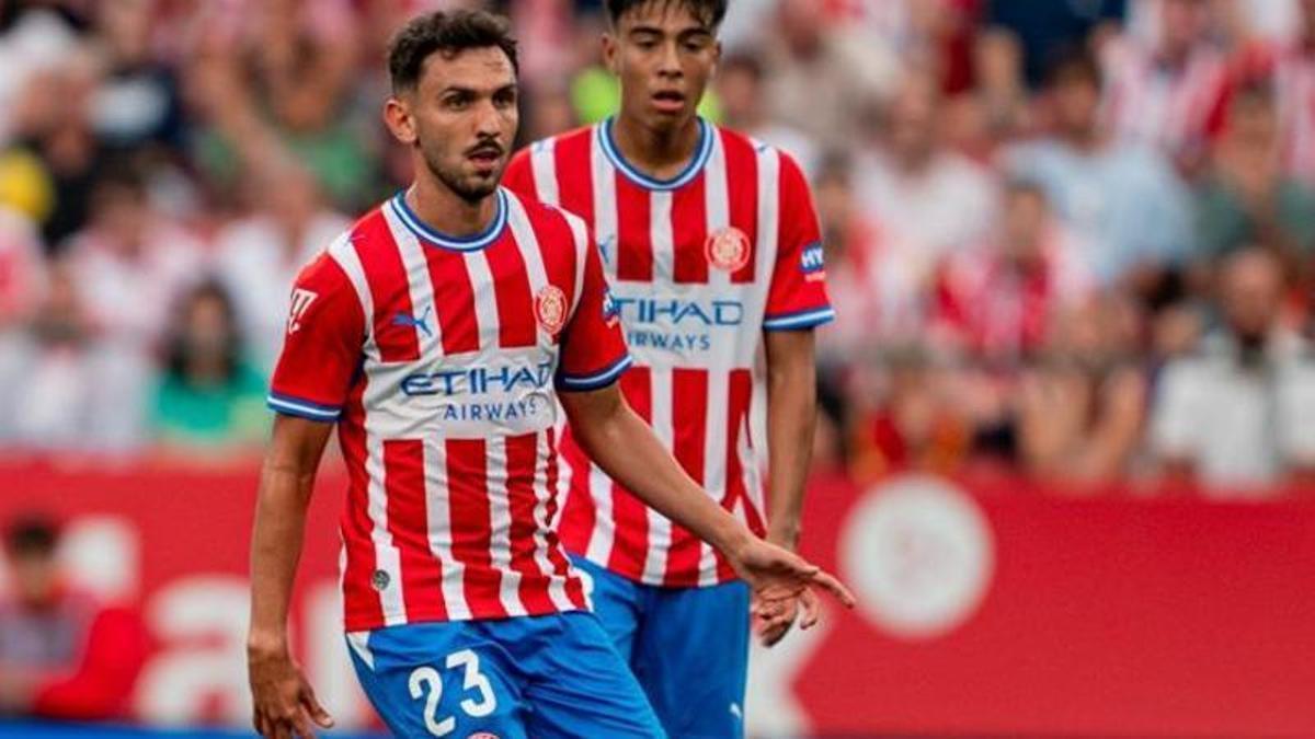 Iván Martín, en el Girona-Leganés de diumenge.
