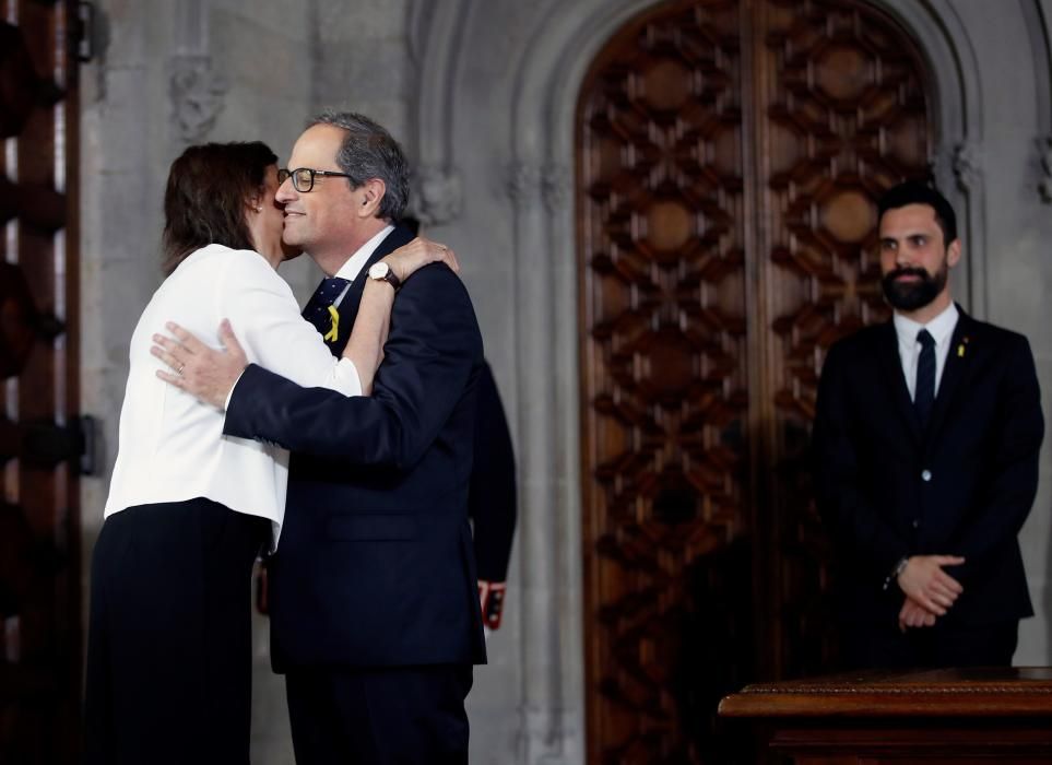 Torra pren possessió com a 131è president de la Generalitat