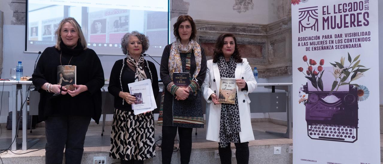 Investigadoras del proyecto y autoras invitadas durante la presentación del mapa actualizado de Castilla y León