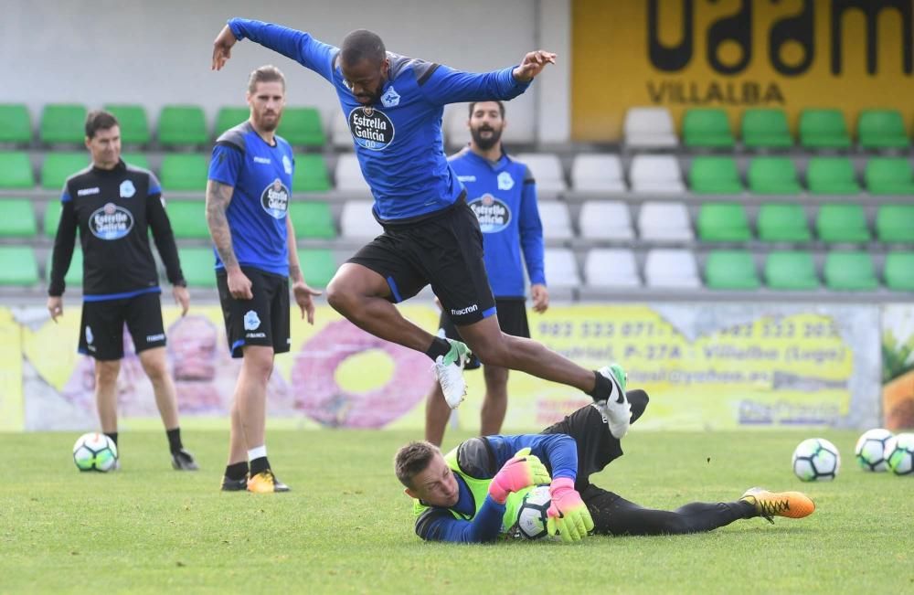 Entrenamiento del Deportivo en Vilalba 8 de agosto