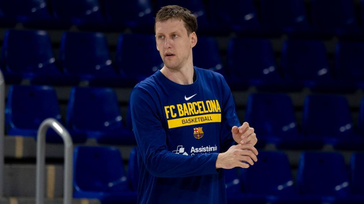 Jan Vesely, la gran alegría en el entrenamiento