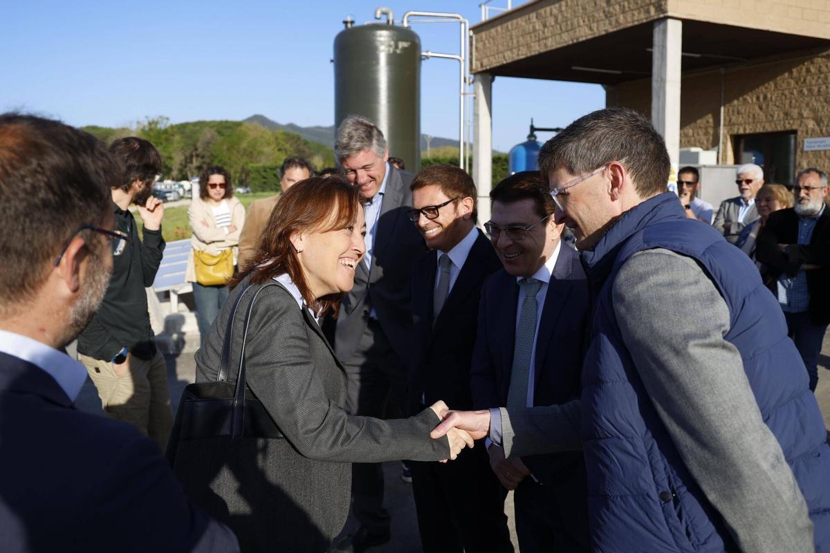 Sant Gregori. Depuradora EDAR. La consellera Silvia Paneque inaugura la nova planta depuradora.