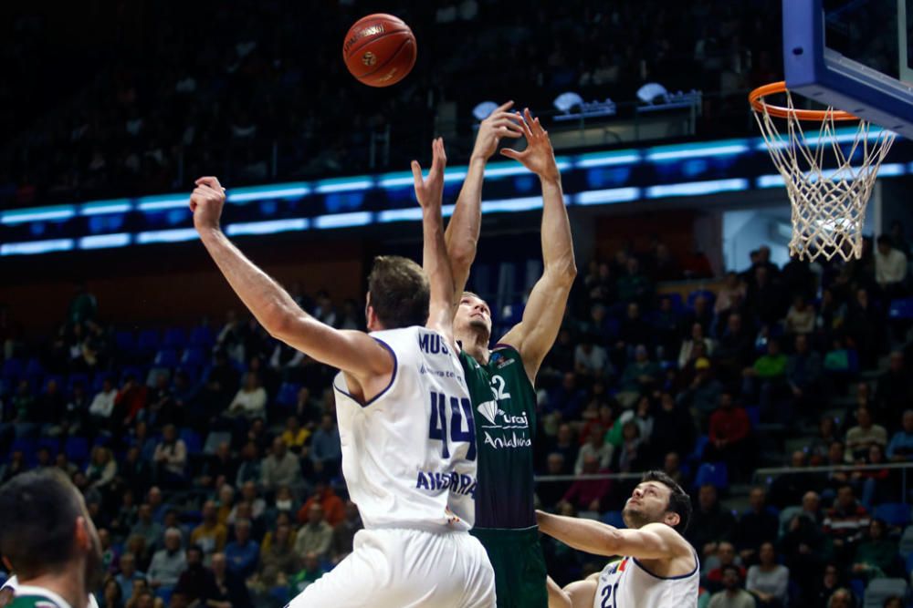 Alberto Díaz, Jaime Fernández y Rubén Guerrero aúpan al Unicaja en el último cuarto para sumar una nueva victoria europea ante el MoraBanc que deja a los verdes a un paso de los cuartos de final y con serias opciones de acabar campeón de grupo.