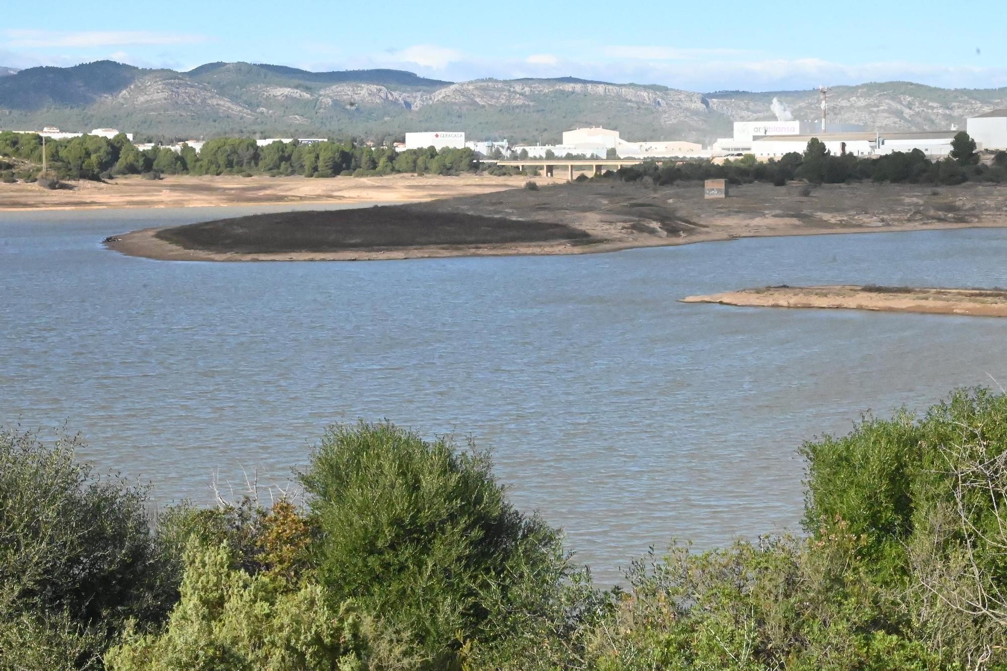 Preocupante estado del embalse de María Cristina