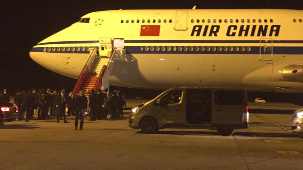 Xi Jinping llega a Tenerife