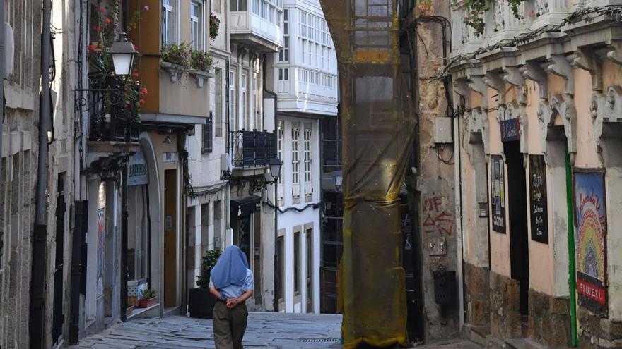 Edificios en la
Ciudad Vieja de
A Coruña.
| C. Pardellas