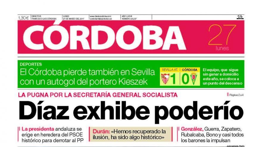 La portada de CÓRDOBA