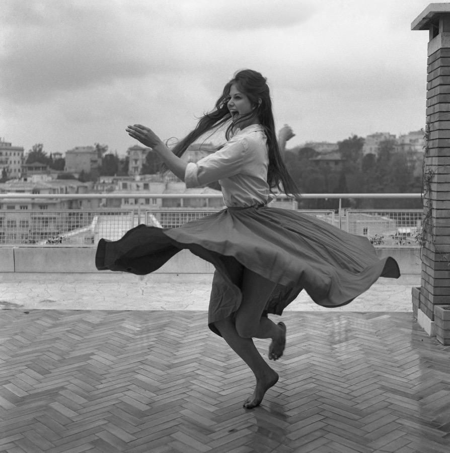 Claudia Cardinale en una foto antigua
