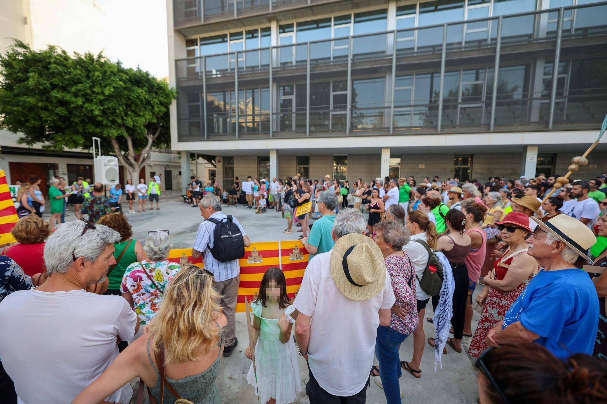 Manifestación contra la masificación turística en Ibiza