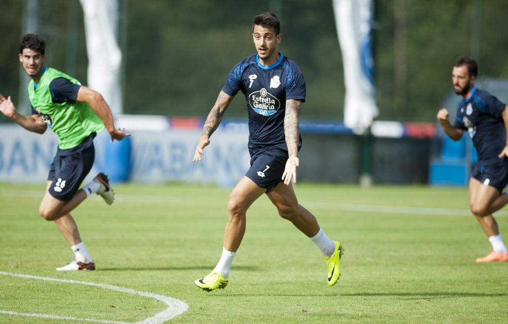 Andone y Fayçal se suman a los entrenamientos