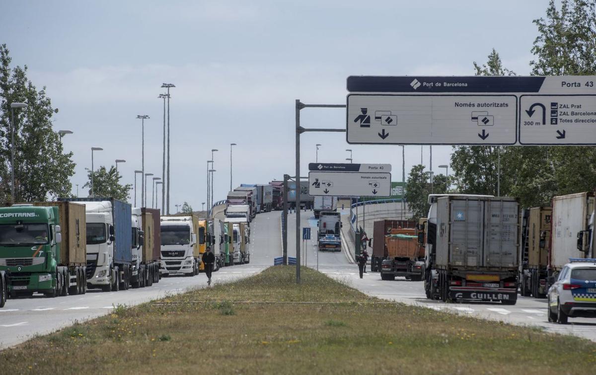 La sortida de mercaderies amb tren torna al Port de BCN