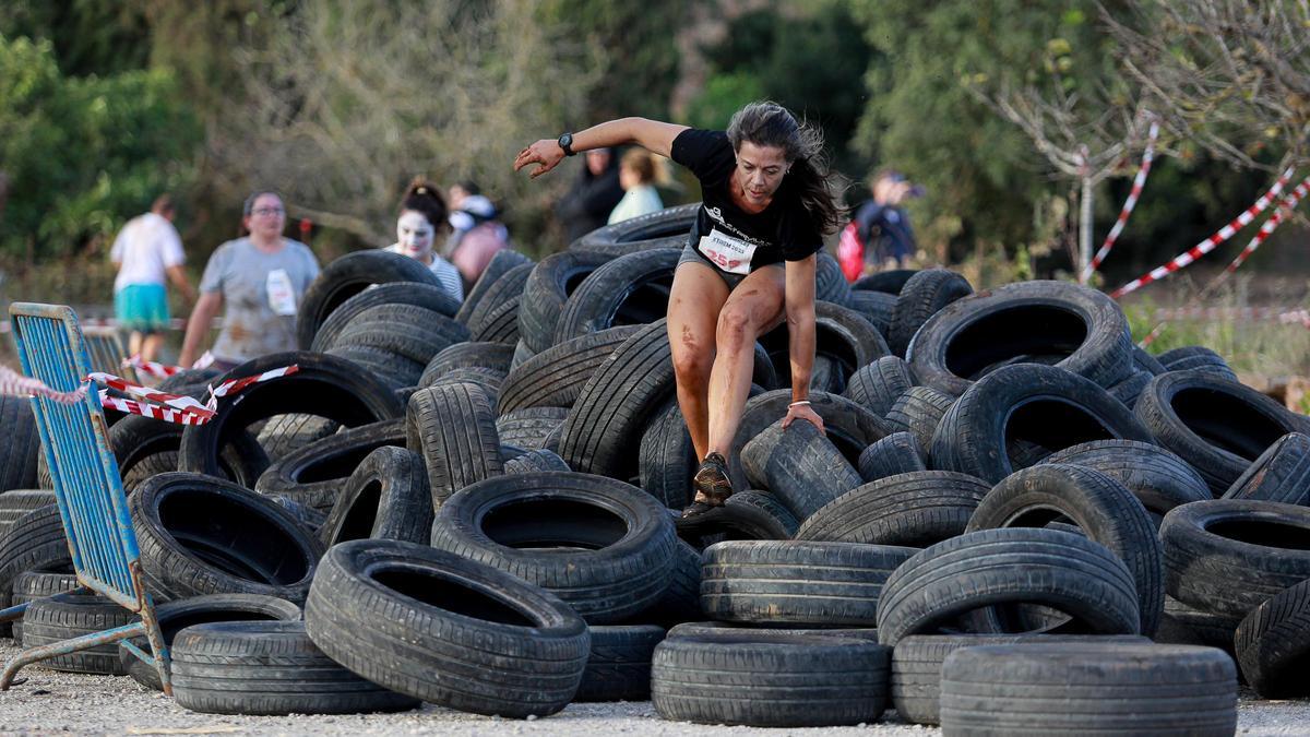 Luisa Bonet durante la carrera