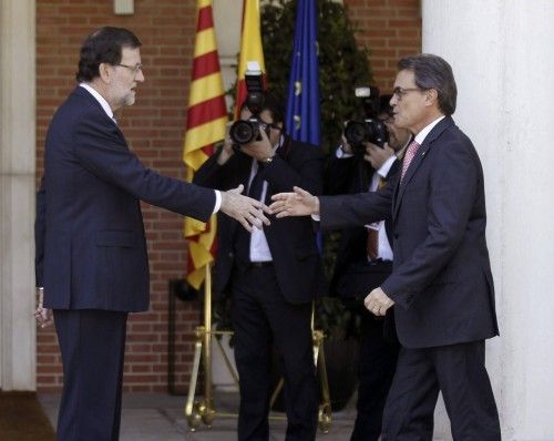 Mariano Rajoy y Artur Mas se han reunido en Moncloa