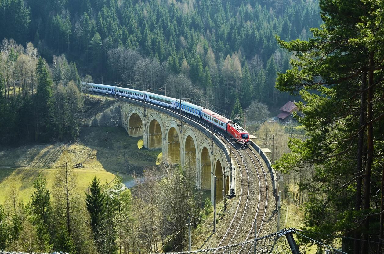 Austria, ferrocarril Semmering.
