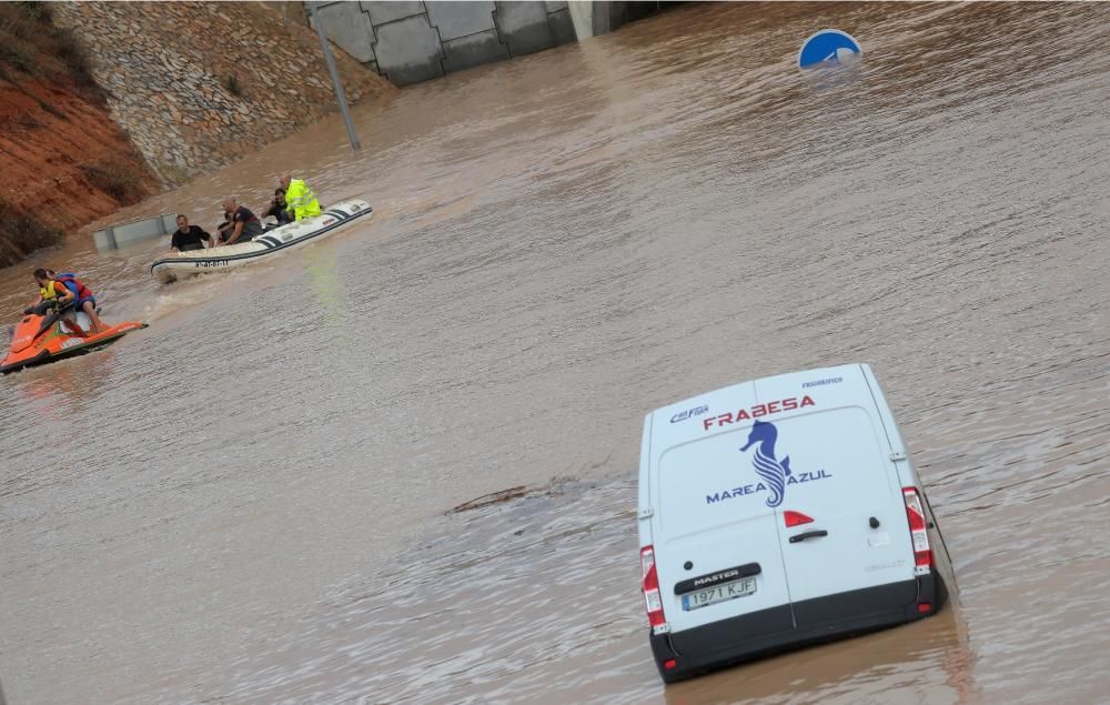 Pluges torrencials al sud-est d'Espanya