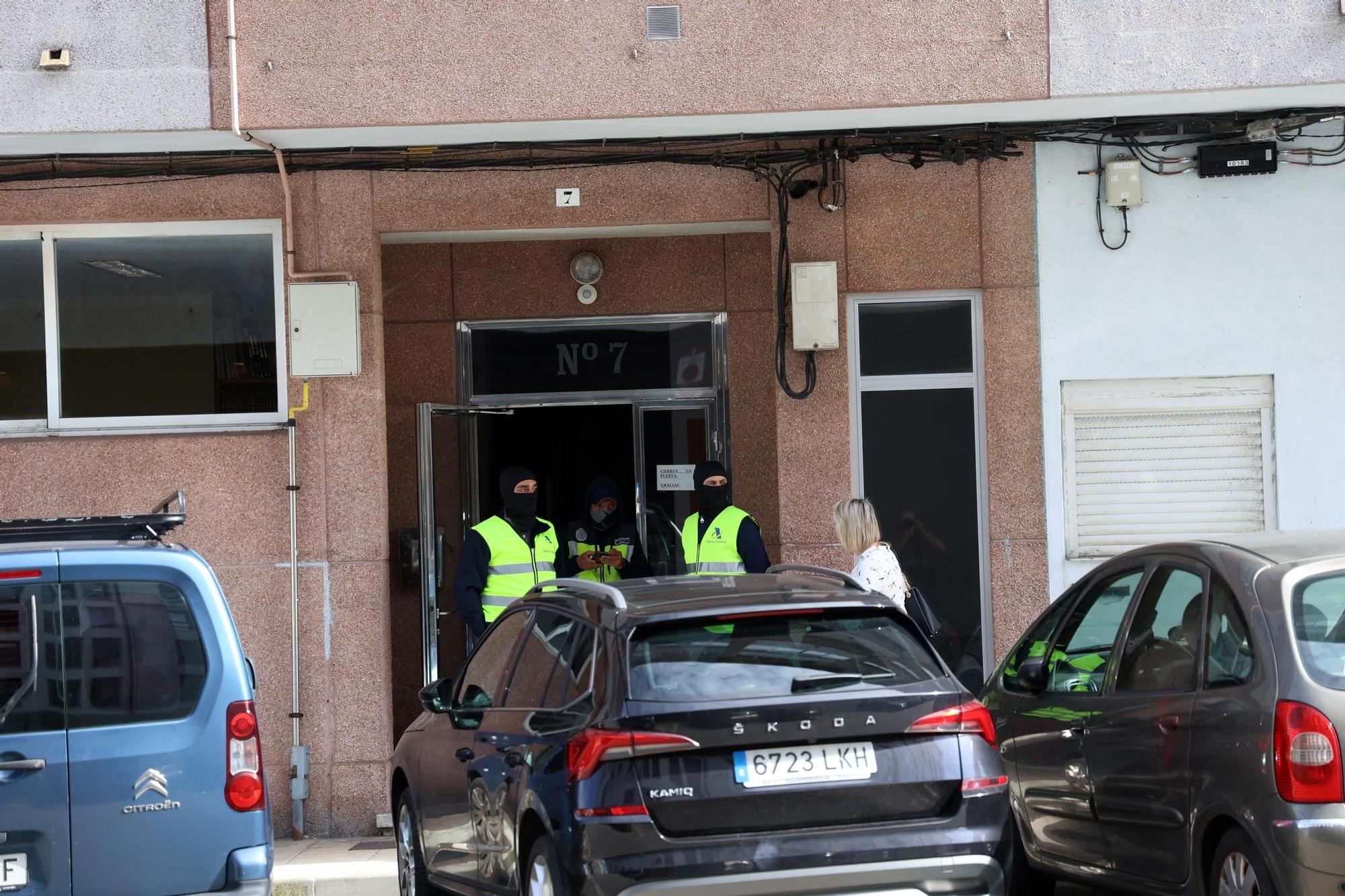 Operación antidroga en Vilagarcía