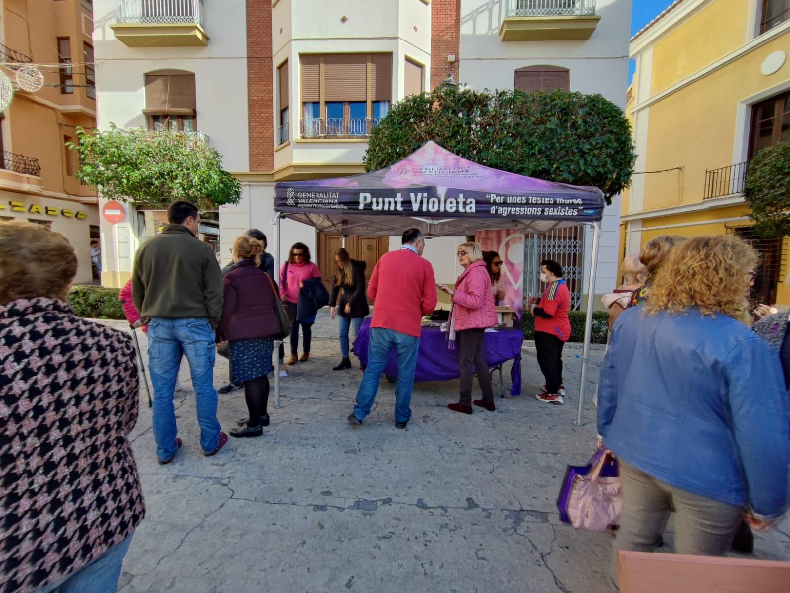 25-N en Castellón: La provincia clama contra la violencia de género. Imagen de Segorbe