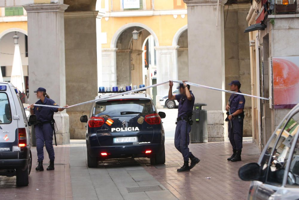 La última bomba de ETA estalló en la Plaza Mayor de Palma