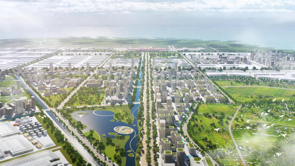 Diseño de uno de los proyectos en los que participa Omgeving en Hai Phong (Vietnam).