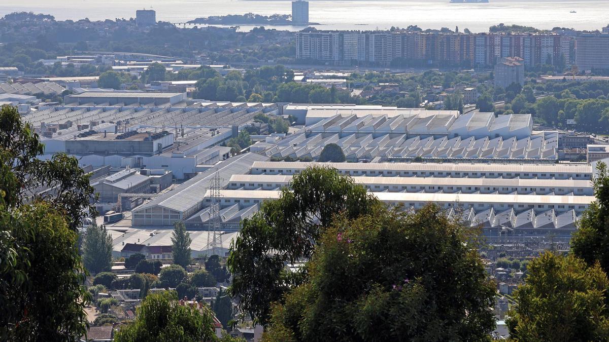 Vista aérea de las instalaciones de la planta de Balaídos.