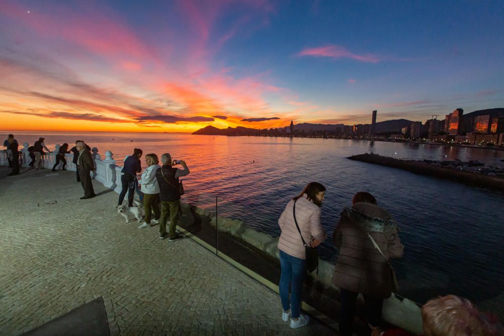 El atardecer desde el Castell