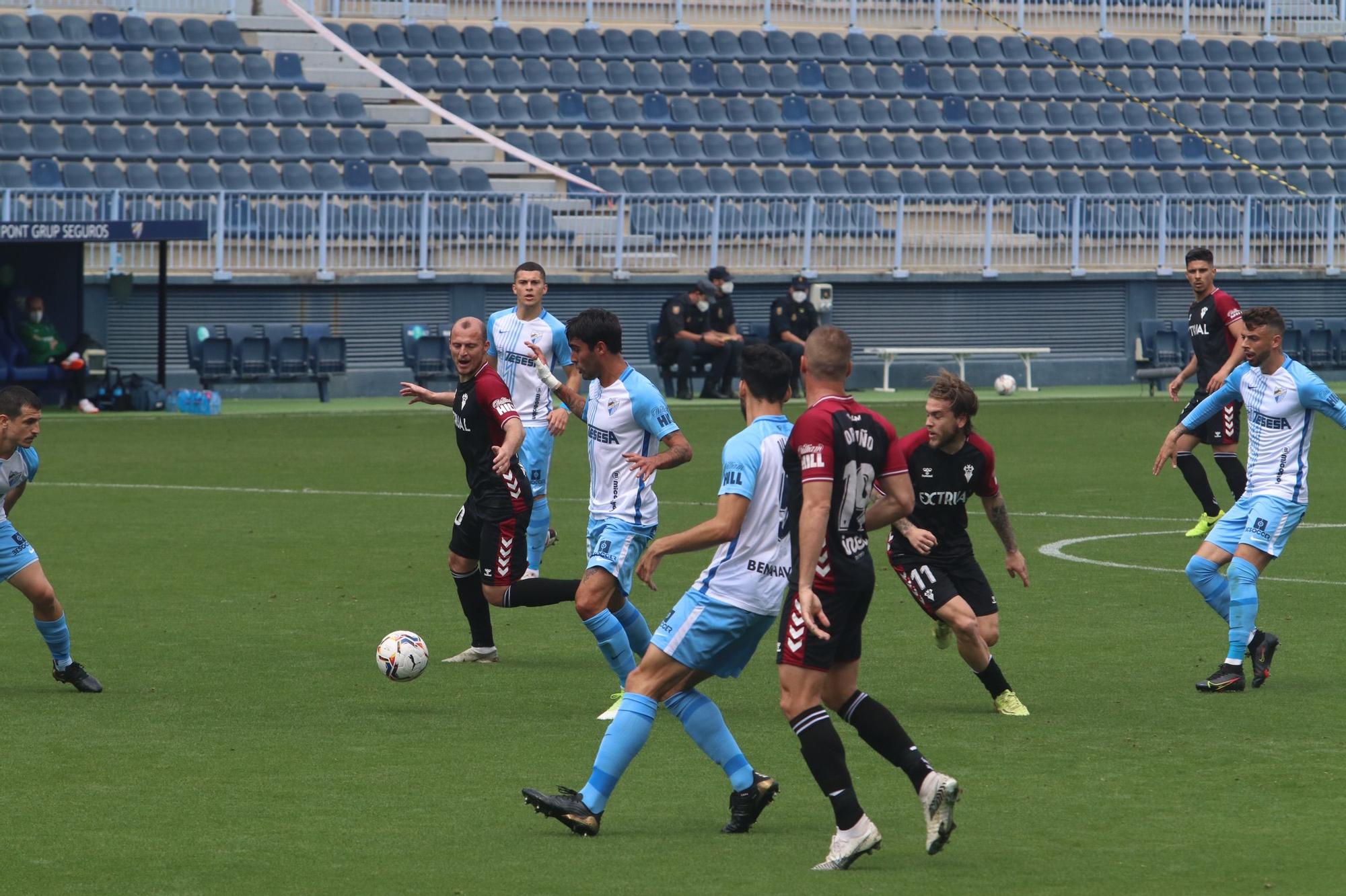 Las imágenes del Málaga CF - Albacete Balompié de LaLiga SmartBank