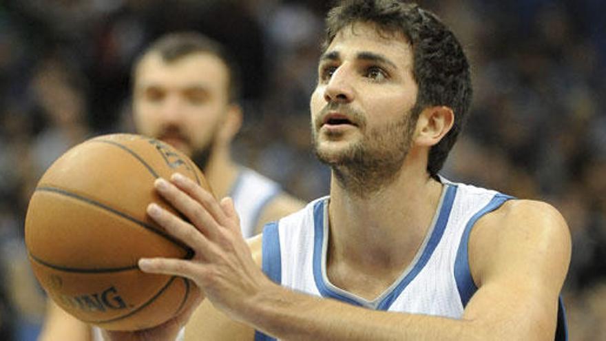 Ricky Rubio de los Minnesota Timberwolves