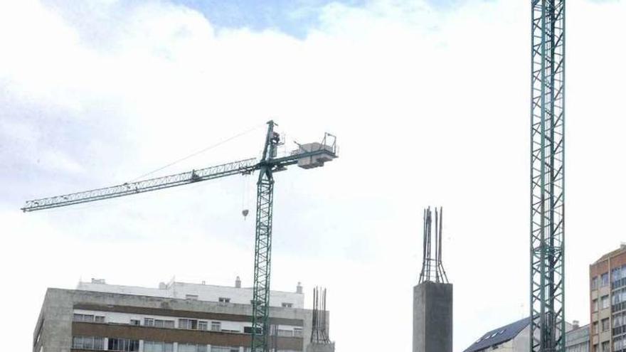 Estado de las obras de un edificio en Ramón y Cajal.