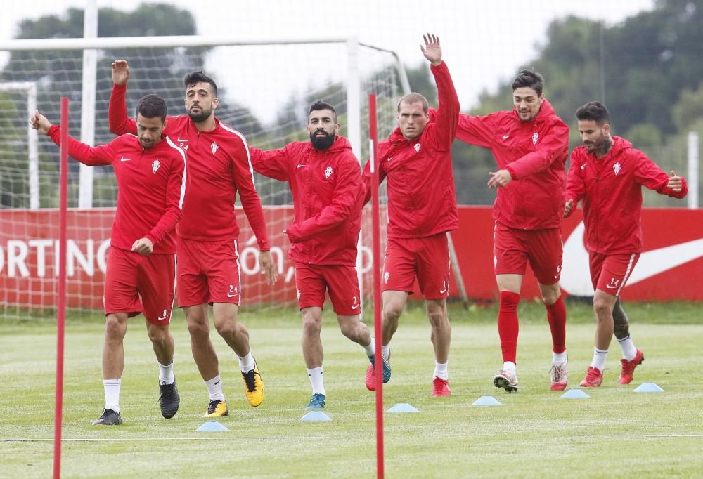 Entrenamiento del Sporting