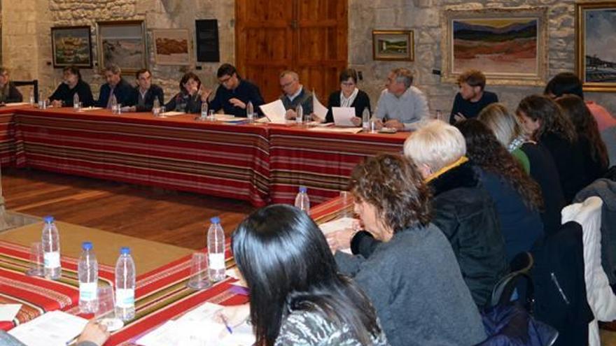 Reunión del Consell en el Ayuntamiento de Morella.