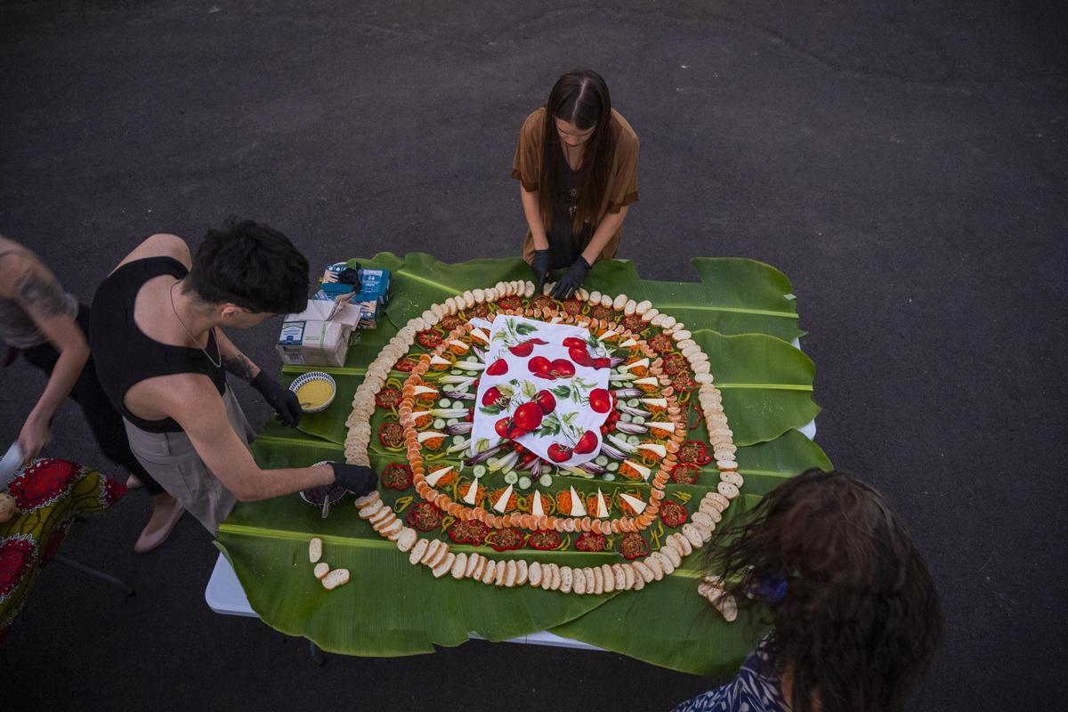 Una de las piezas comestibles de la exposición.
