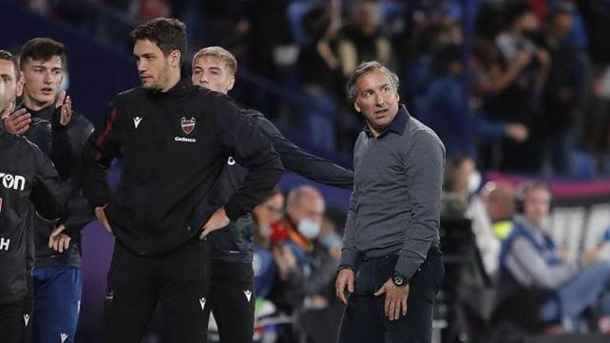 Una imagen de Javi Pereira en el Levante-Athletic