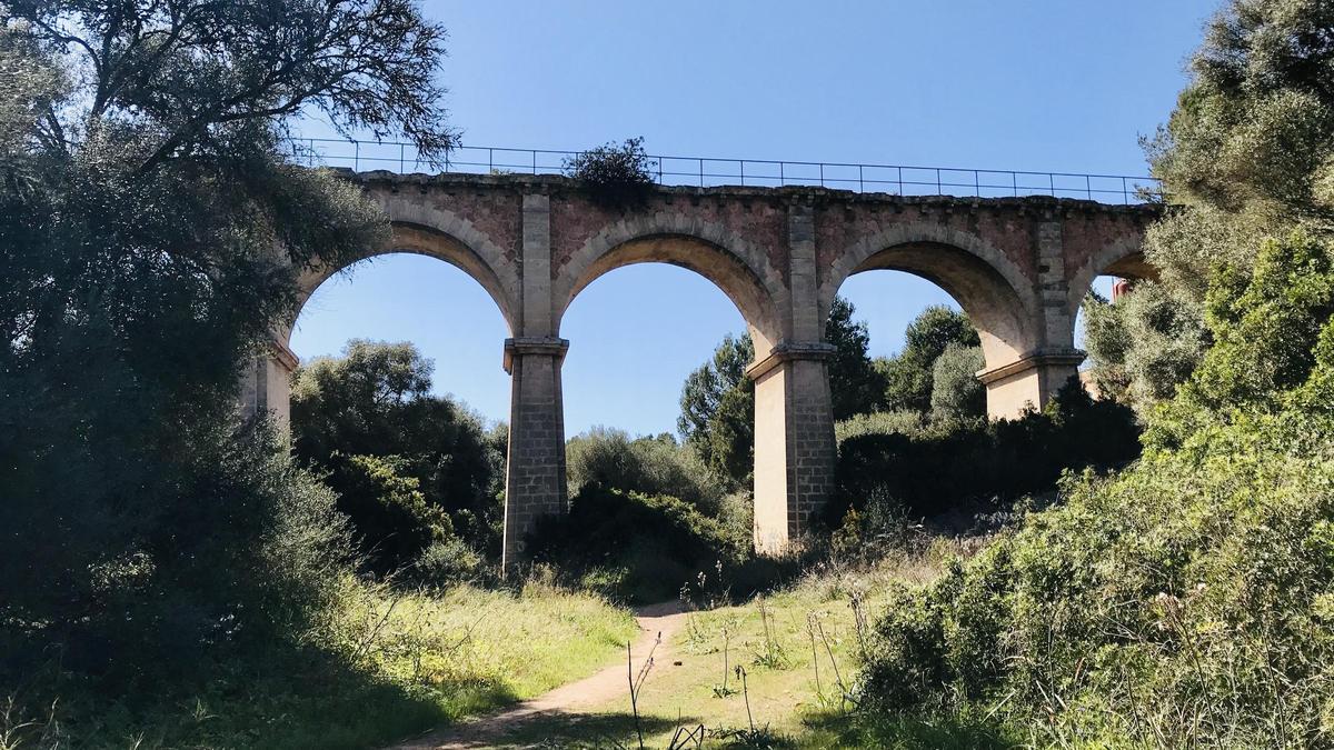 Hier rollten einst Züge von Palma nach Santanyí.