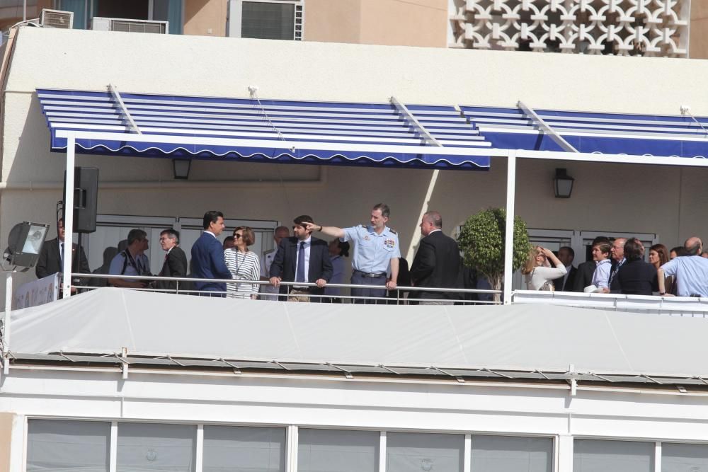 El Rey preside el festival aéreo de la Academia del Aire en Murcia