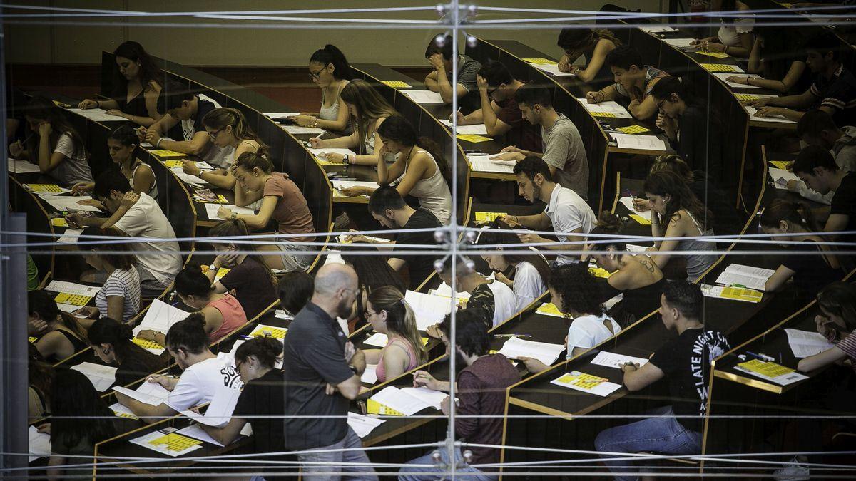 Pruebas de acceso a la universidad.