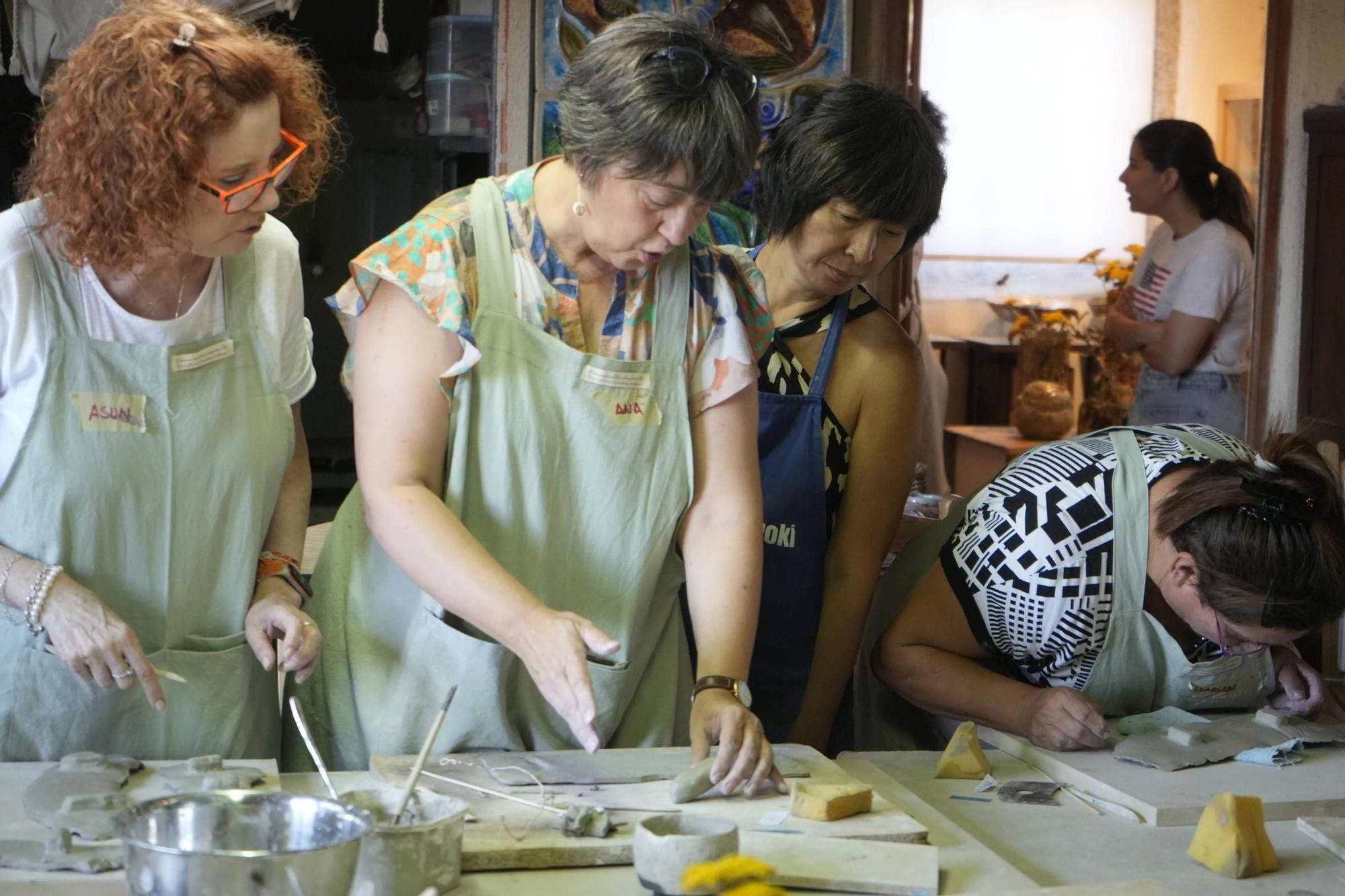 GALERÍA | Taller de cerámica en Gamones