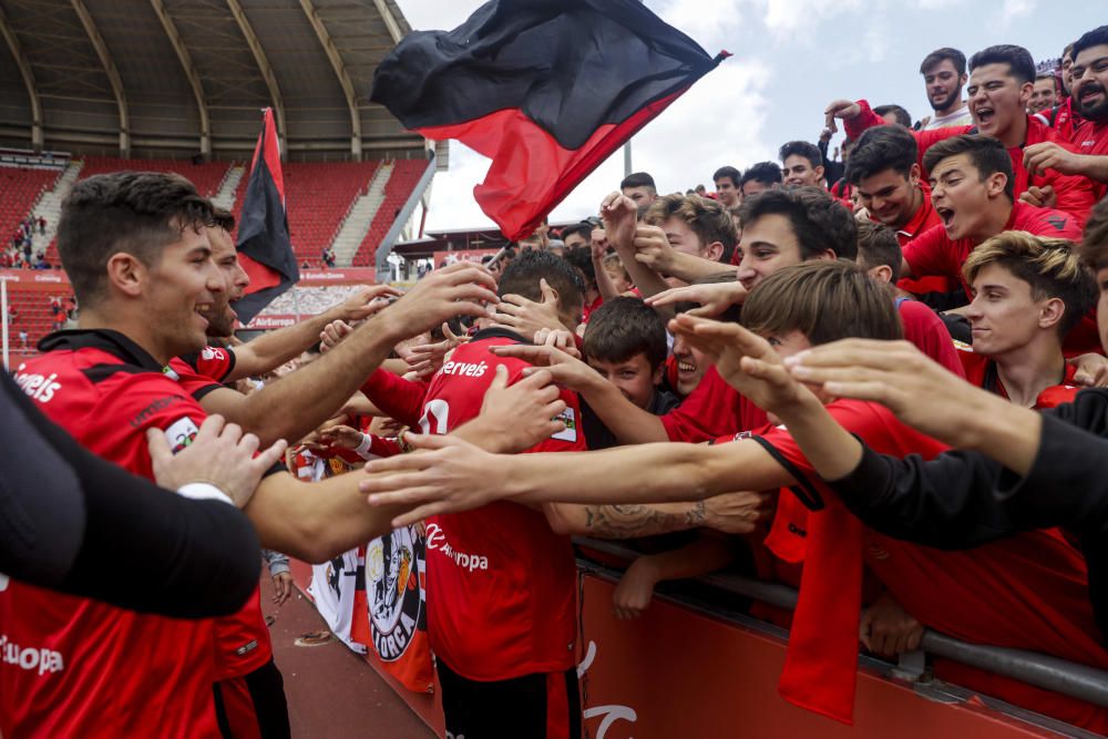 Así ha celebrado la afición el primer puesto del Mallorca