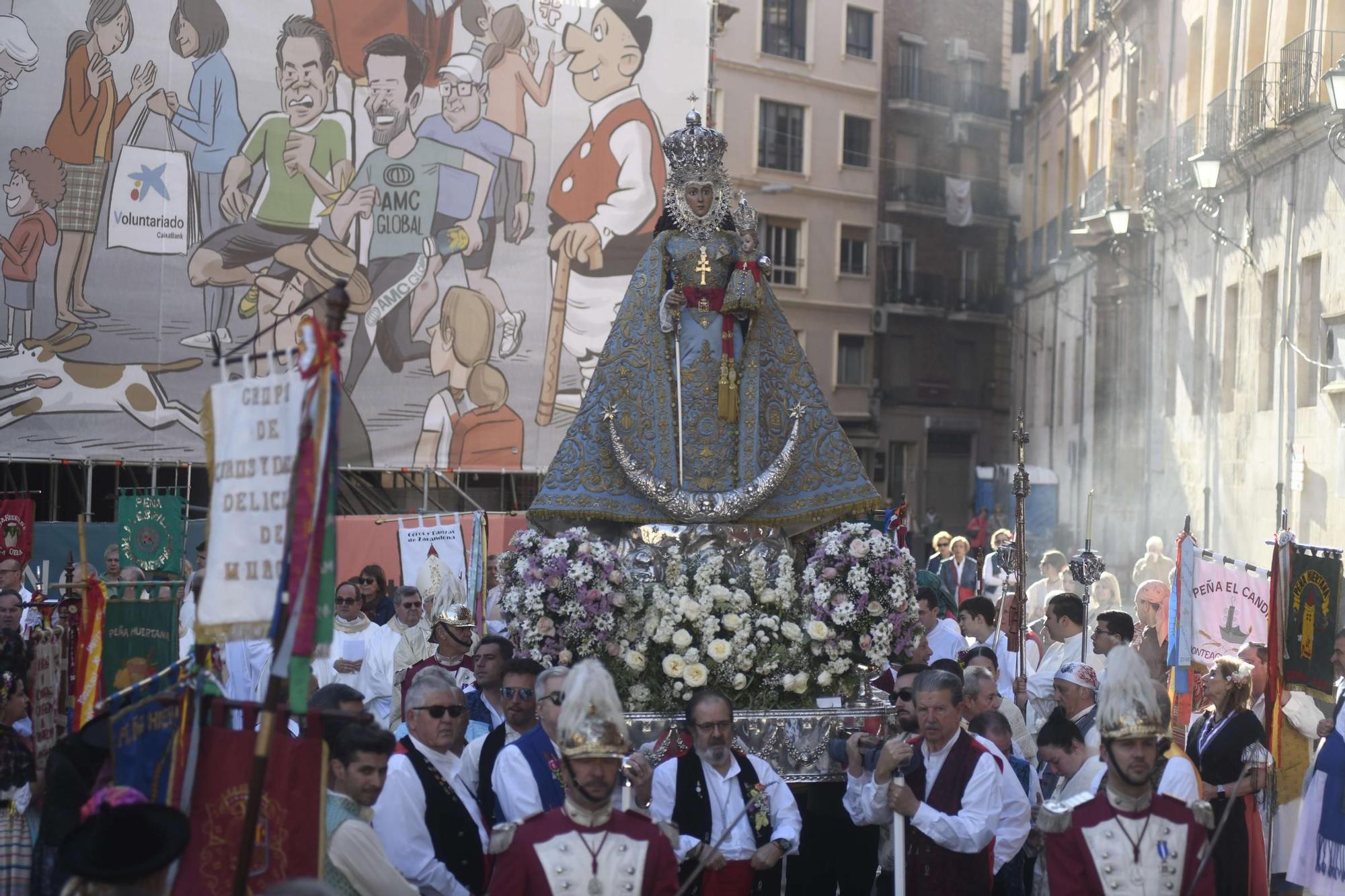 Misa huertana y procesión con la Virgen de la Fuensanta en el Bando de la Huerta