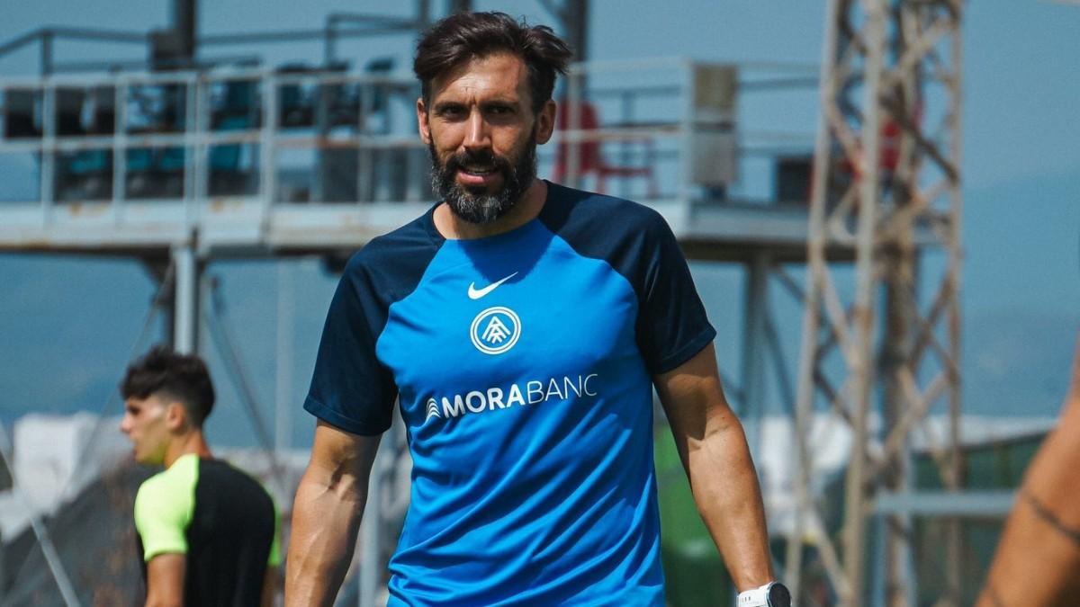 Eder Sarabia, entrenador del Andorra