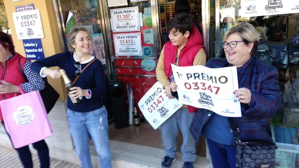 Lotería de Navidad 2018: Así se ha celebrado la lluvia de millones en la Región