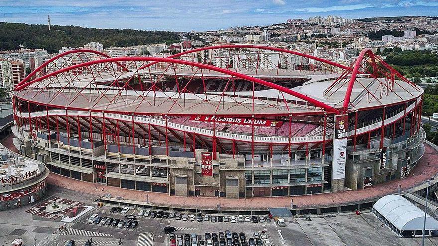 Estadio Da Luz de Lisboa, donde se disputará la fase final de la Liga de Campeones.