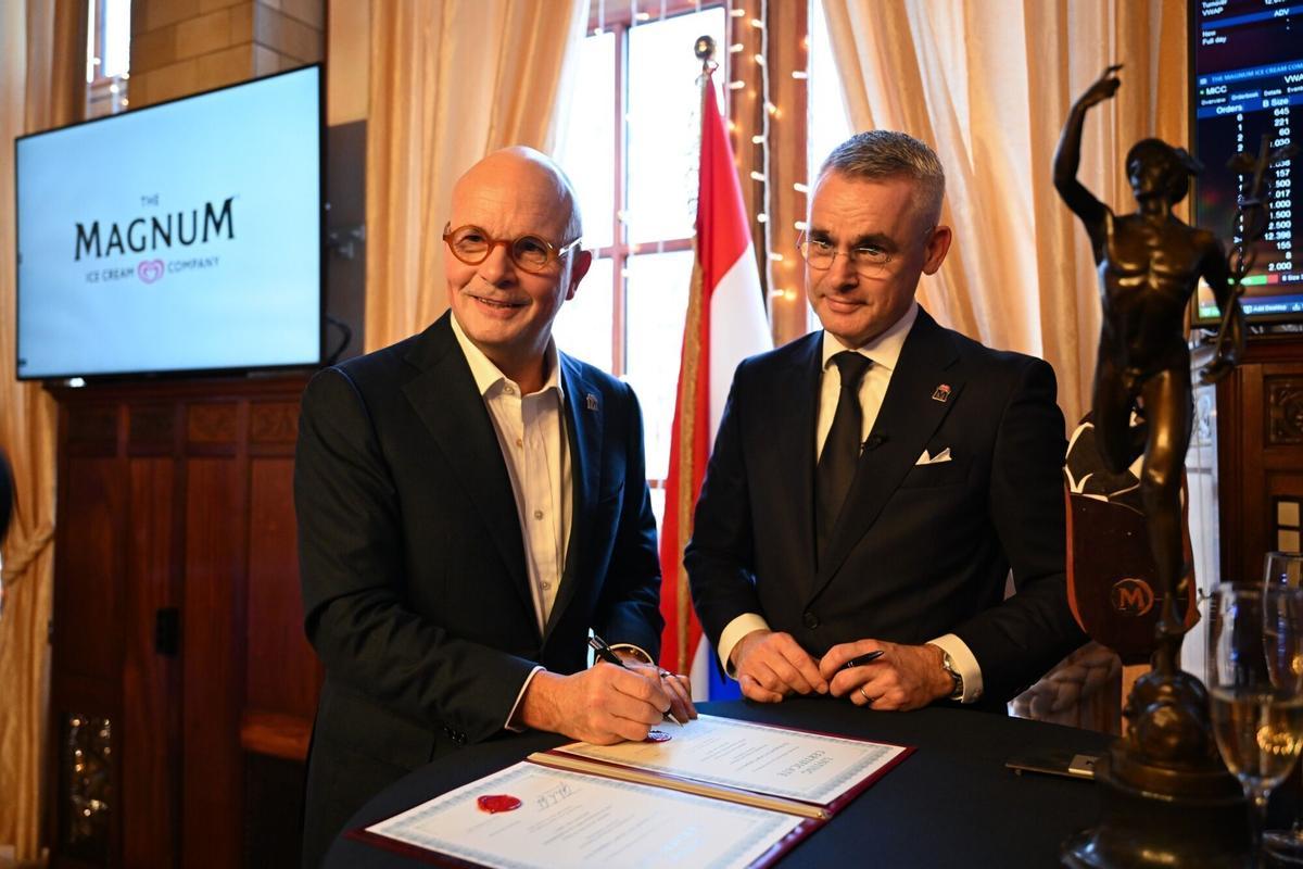 The Magnum Ice Cream Co. empresa propietaria de las marcas Ben & Jerrys y Cornetto, comienza a cotizar en bolsa en Ámsterdam