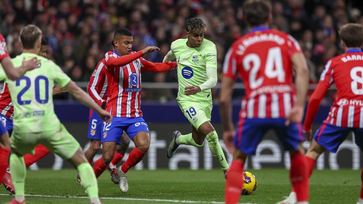 Lamine fue providencial en el Metropolitano