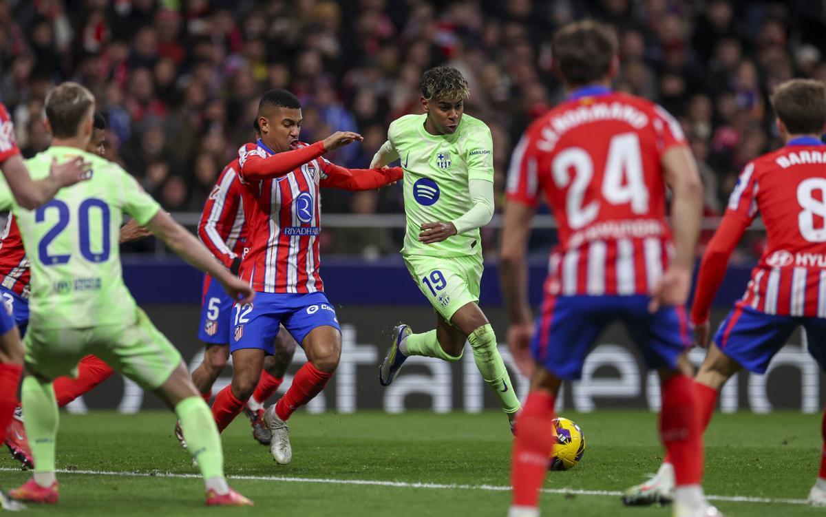 Lamine fue providencial en el Metropolitano