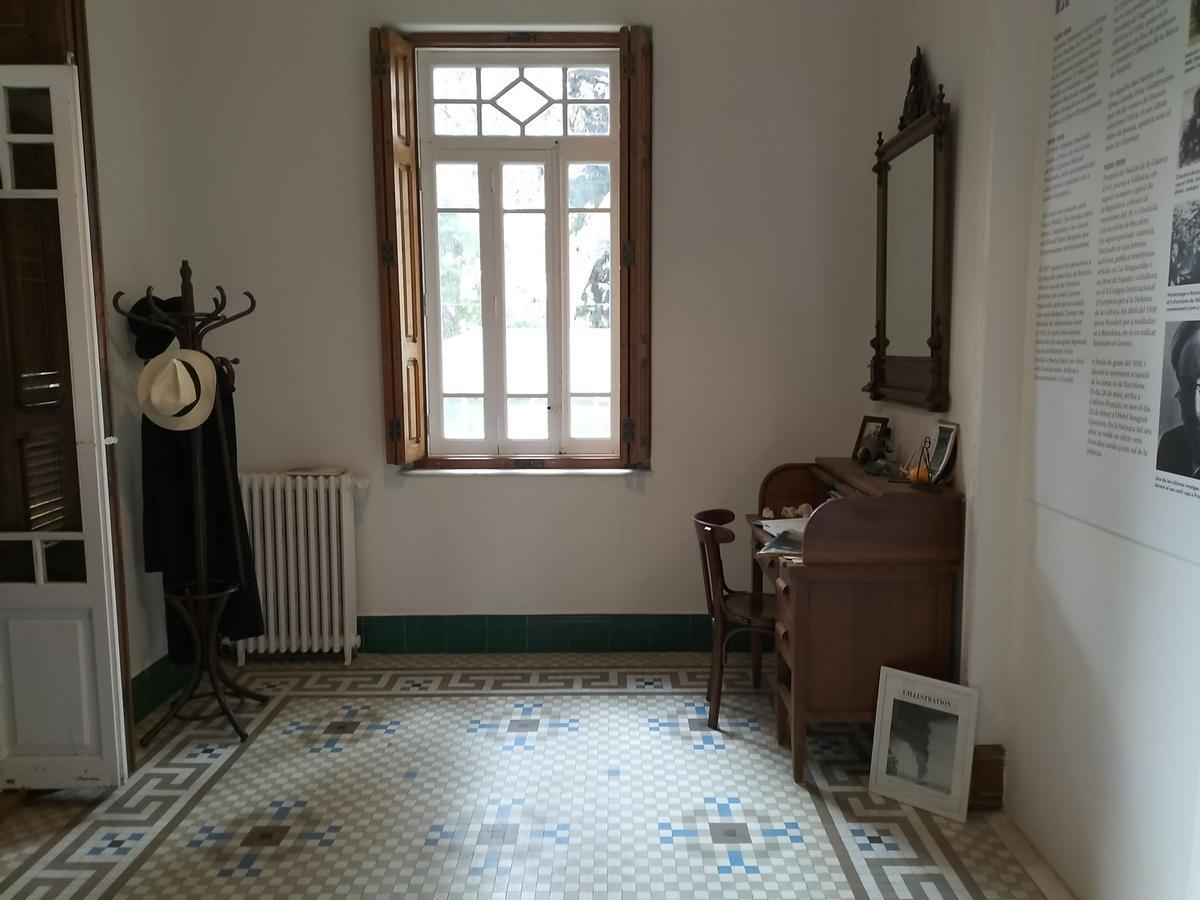 Habitación de Machado dentro de Villa Amparo, en una imagen cedida por Tomás Gorría.