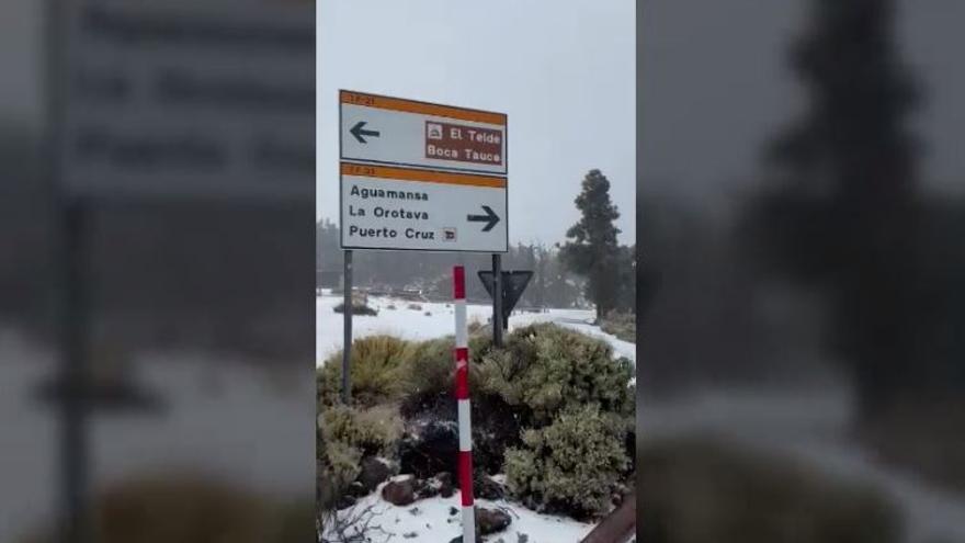 Nevada en el Teide