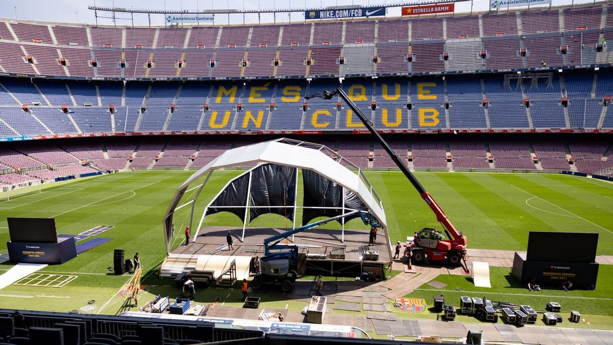 Comienzan los preparativos de la Asamblea de compromisarios del Barça