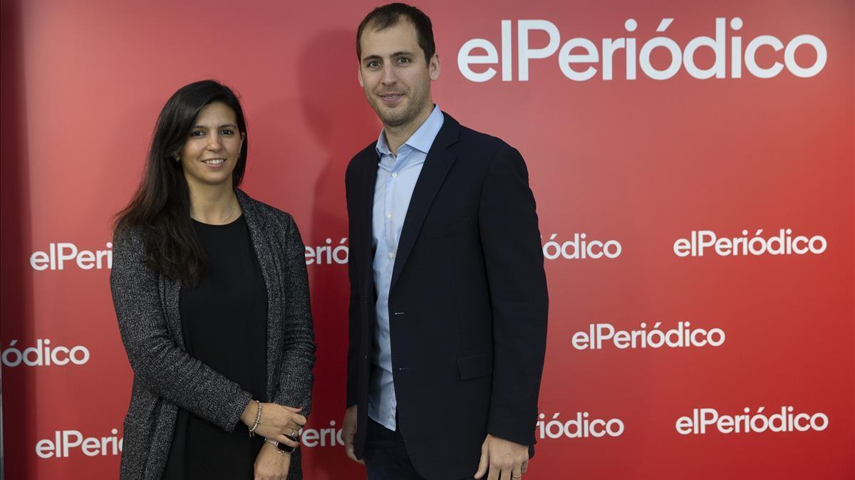 Jordi Pons y Ruth Benácer, de Toni Pons, premio innobankia empresa exportadora