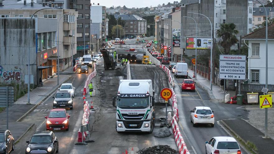 Últimas obras antes de abrir el túnel de Sol y Mar